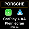Carplay et Android Auto plein écran Porsche PCM 5