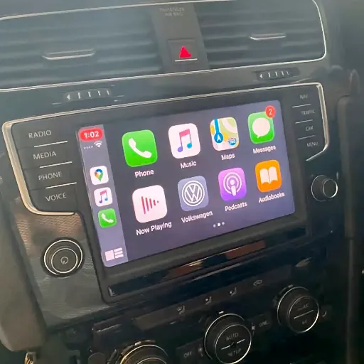 Adaptateur Sans Fil CarPlay Et Android Auto - Compatible USB-A Et USB-C - Connexion Bluetooth/WiFi - Pour Voitures Avec CarPlay/Android Auto Filaire D'origine